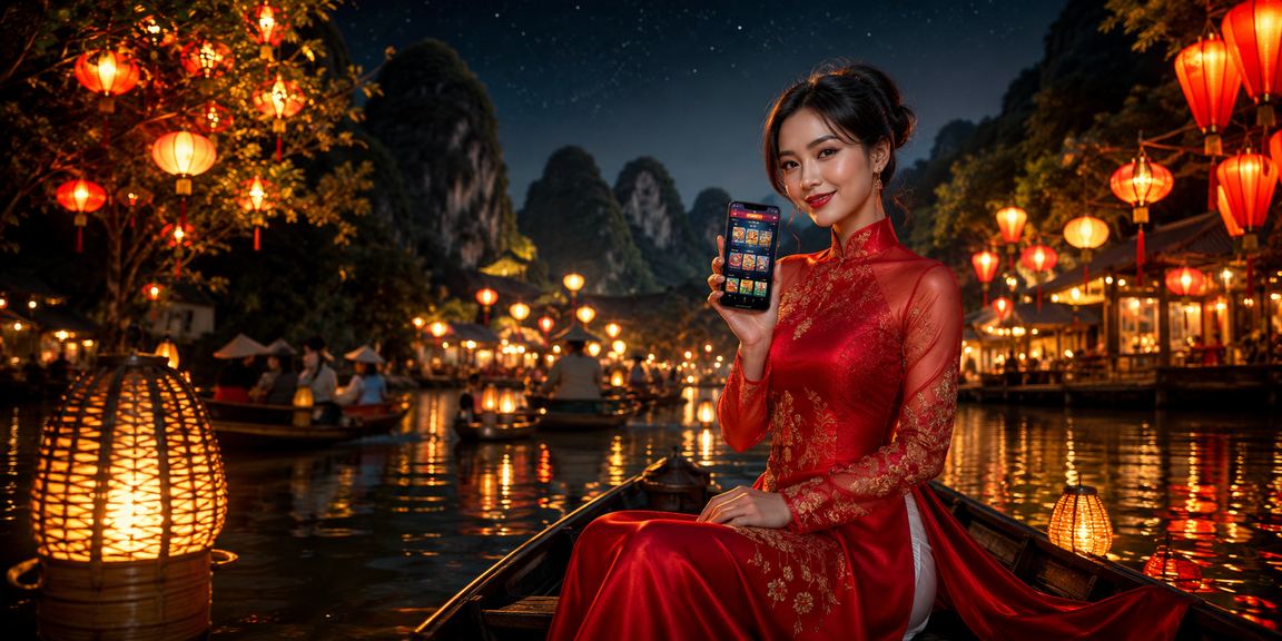 Không khí lễ hội cá cược Vip ở Hội An với trang phục áo dài truyền thống